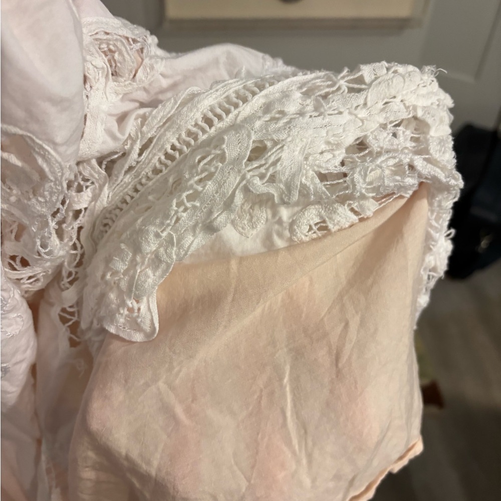 Maeve Anthropologie White Eyelet Lace Mini Skirt - Picture 5 of 7